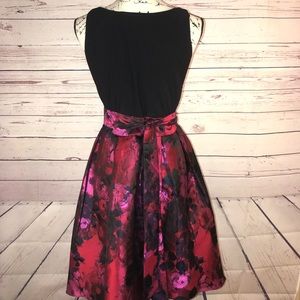 SLNY Faux Wrap Dress Size 10